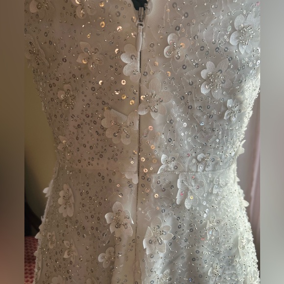 NWOT- DRESS THE POPULATION, Elisa Beaded Dress, Size Medium - Picture 7 of 8